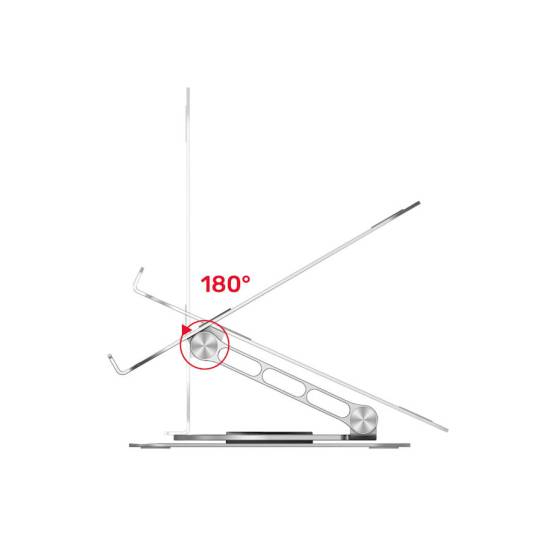 Podstawka pod notebooka 10-16'' regulowana obrotowa Unitek OT180SL01